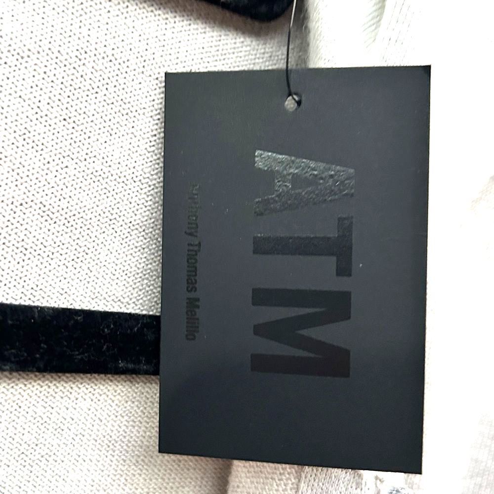 ATM Cashmere Sweatshirt Jacket Hooded Gray Zip Up Womens XS 0 2 $450 MSRP - Picture 9 of 10